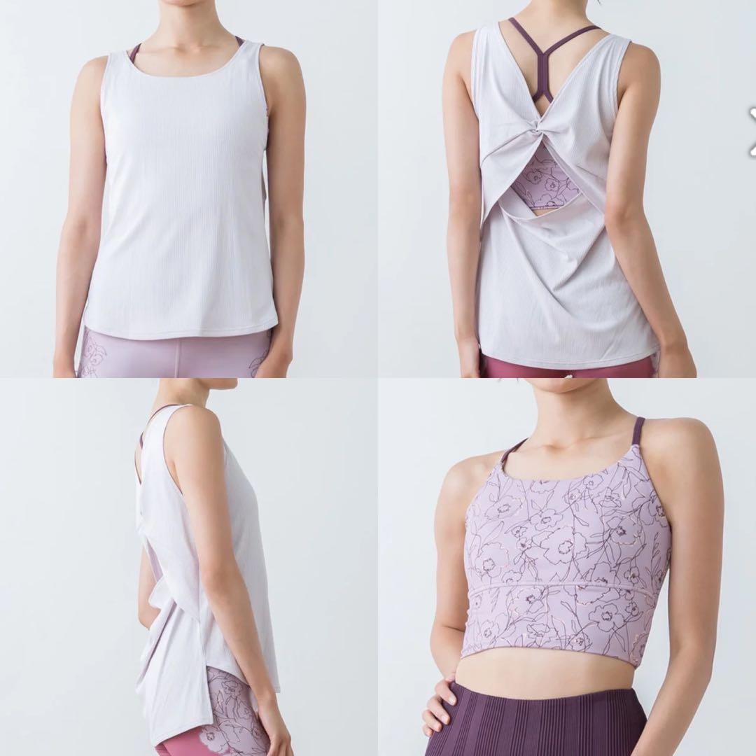 SUKALA ドローイングフラワーセパレートタンクトップ&ブラトップM