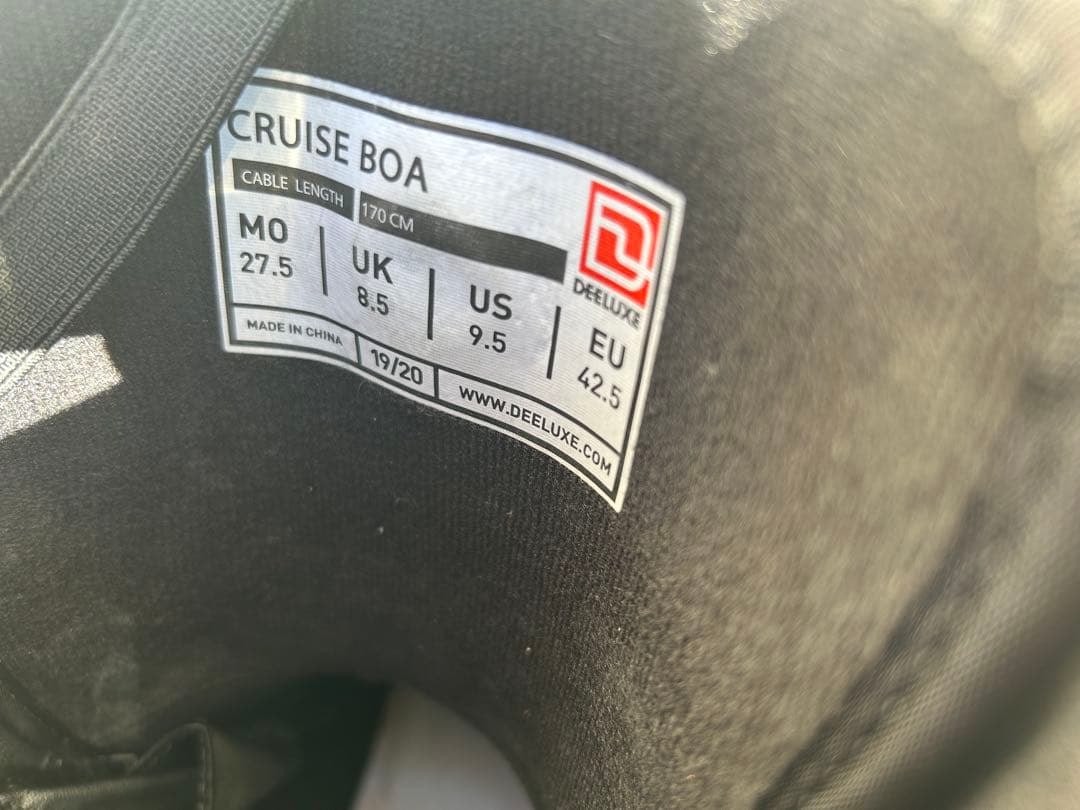 ディーラックス　DEELUXE BOAシステム スノーボードブーツ　27.5cm
