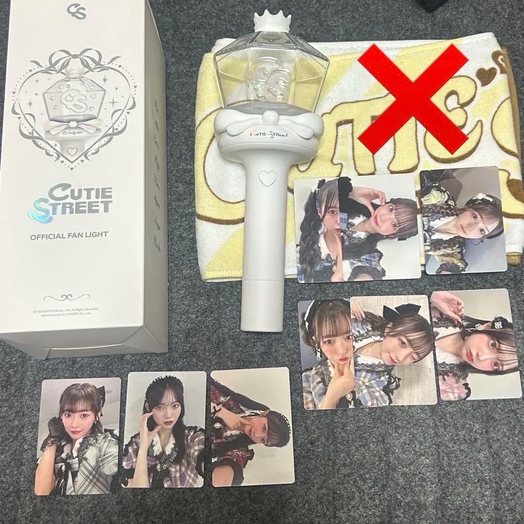 CUTIE STREET ペンライト タオル CUTIE STREET 板倉可奈 推し活 グッズセット ユニフォーム かわぬい