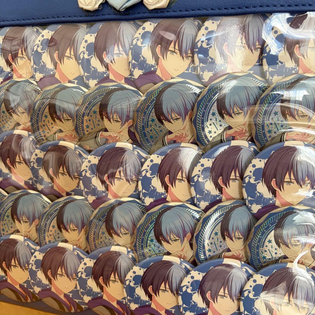 プロセカ 青柳冬弥 缶バッジ 痛バッグ 痛バ