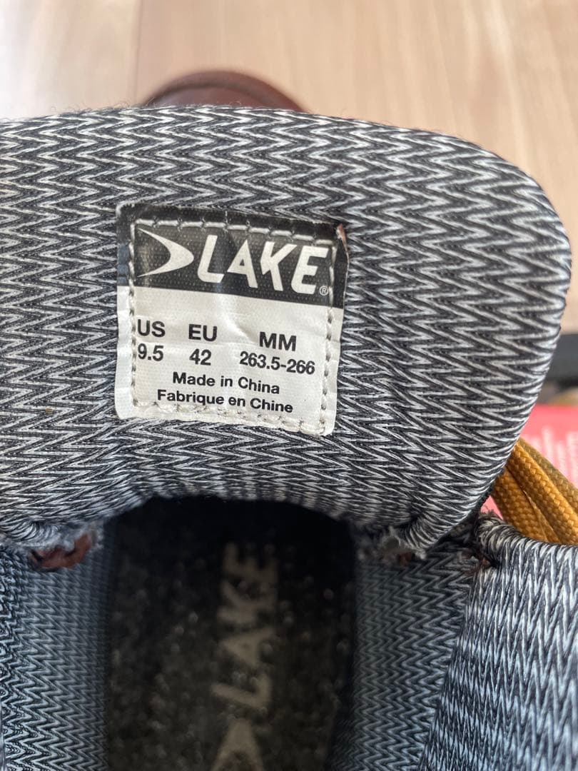 LAKE MXZ200ビンディングシューズ　クリーニングキット付き　26.5cm