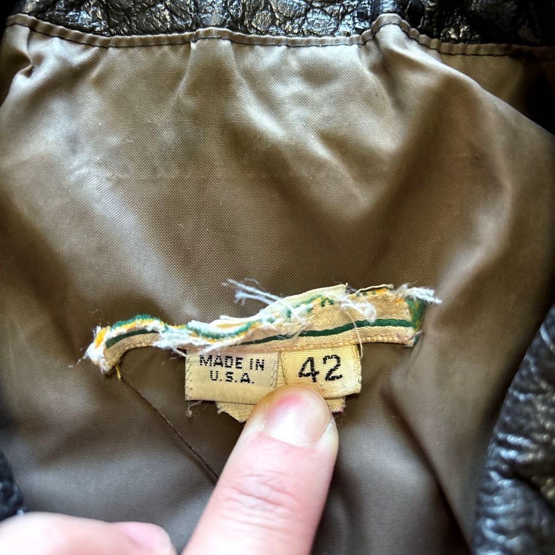 ジャケット・アウター L.L.BEAN / 80's USA A-2 leather jacket