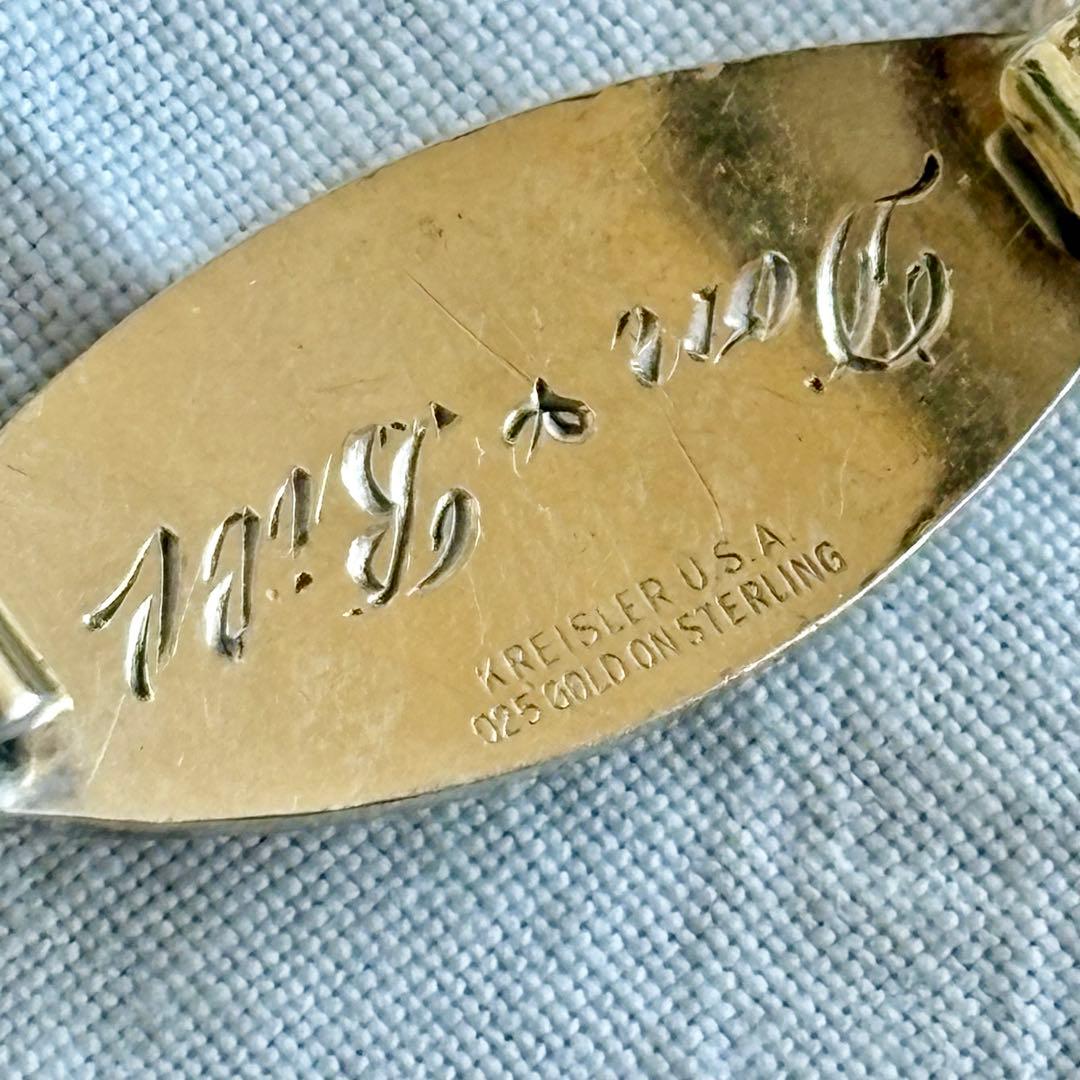 1940’s U.S.NAVY IDブレスレット 12金張りarmy rrl