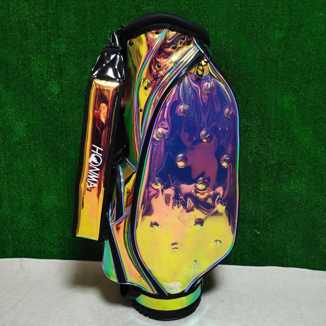 新品　タグ付き　HONMA ホログラフィック キャディバッグ　フード無し 楽天市場】HONMA ホンマ 本間ゴルフ スケルトン クリアキャディバッグ