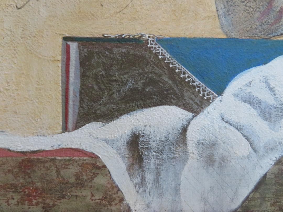 ◇ 画家不明 「イコンのある風景（仮題）」 油彩 F8号 ◇ - メルカリ