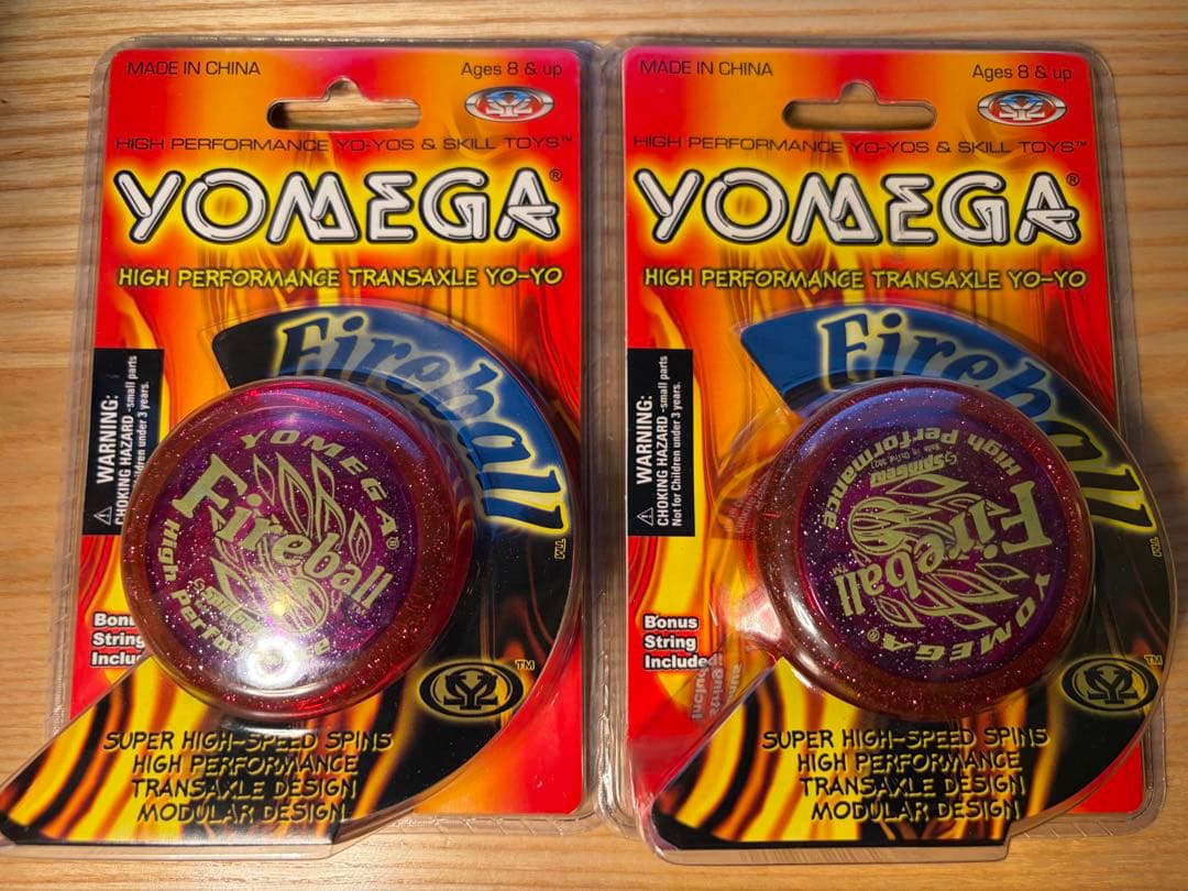 ヨーヨー　ファイヤーボール　スピンギア限定　ピンク　パープル　未開封2個セット SPINGEAR - YOYOEMPIRE FIRE SPILIT