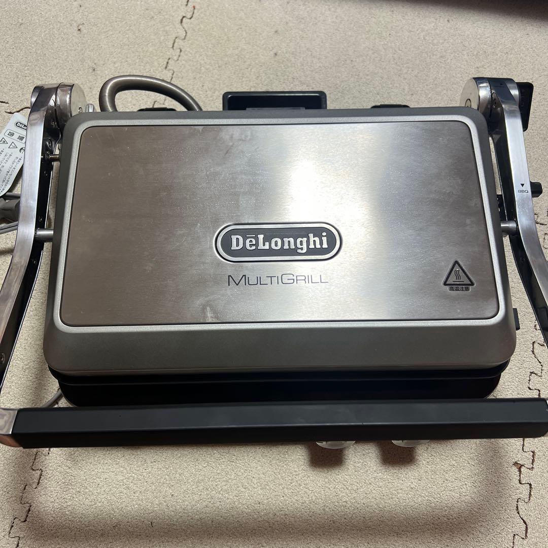 DeLonghi ホットプレート電子制御コンタクトグリル 挟んで焼くと分厚い肉がウマイ！ デロンギ「マルチグリル BBQ