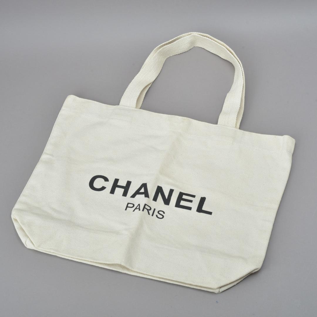新品 シャネルCHANEL トートバッグ キャンバス 布 ノベルティ