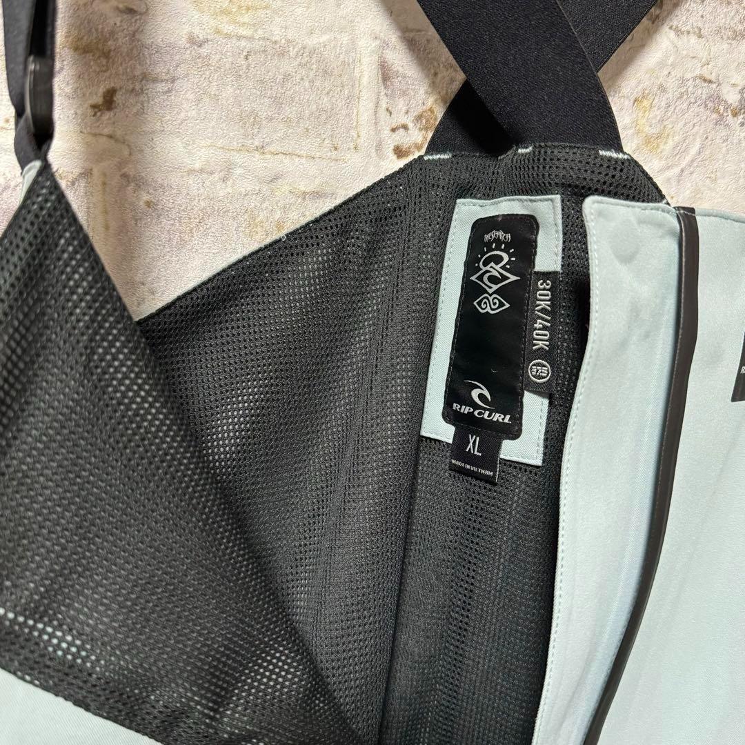 374 【リップカール】メンズ 撥水 ビブパンツ 2.5L XL ミネラルブルー