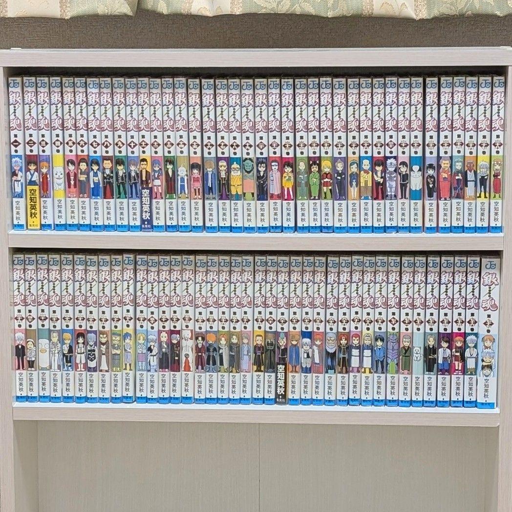 銀魂 全77巻 全巻セット 空知英秋 銀魂 全巻 セット 全77巻+公式キャラクターブック1，2+あゆみの計80冊