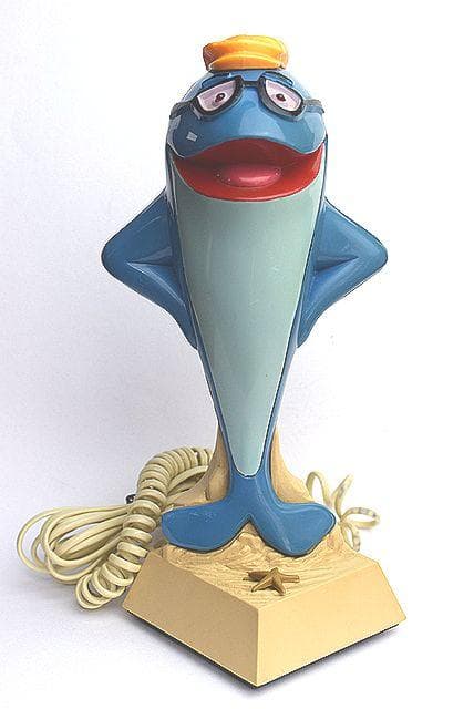 1980’s チャーリーザツナ ビンテージ 電話機 スターキスト ソフビ 貯金箱 Star Kist Charlie The Tuna Telephone チャーリーザツナ ビンテージ