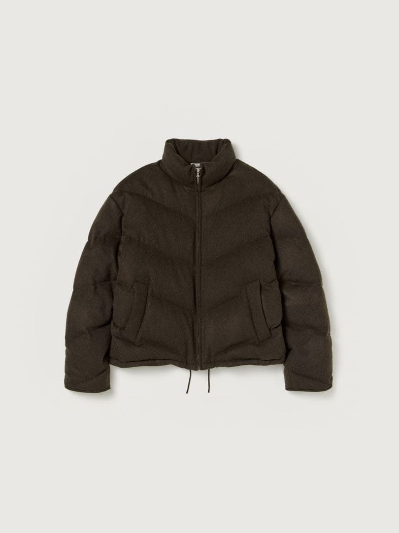 AURALEE BABY CAMEL FLANNEL DOWN BLOUSON - メルカリ