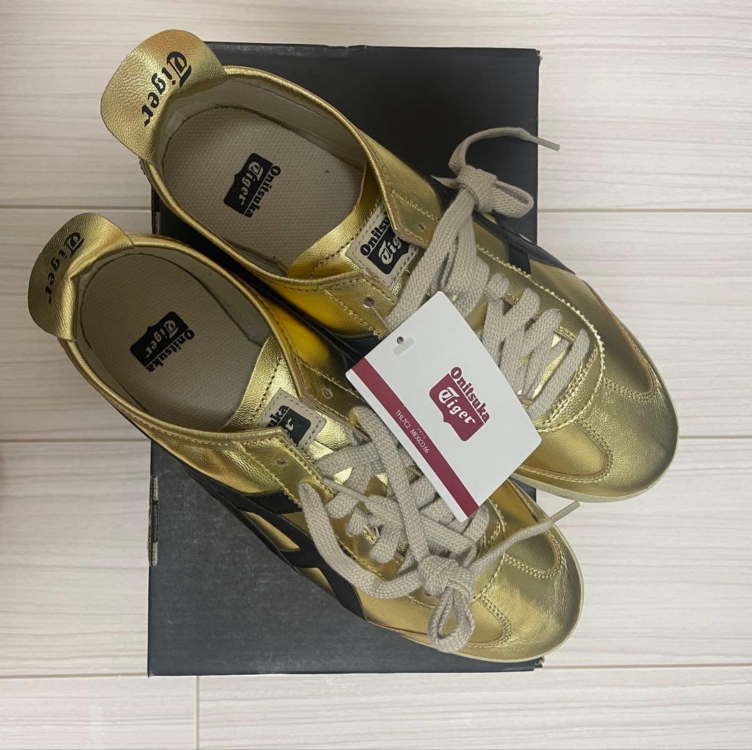 モ*ス様 Onitsuka Tiger ゴールド スニーカー 27.0cm