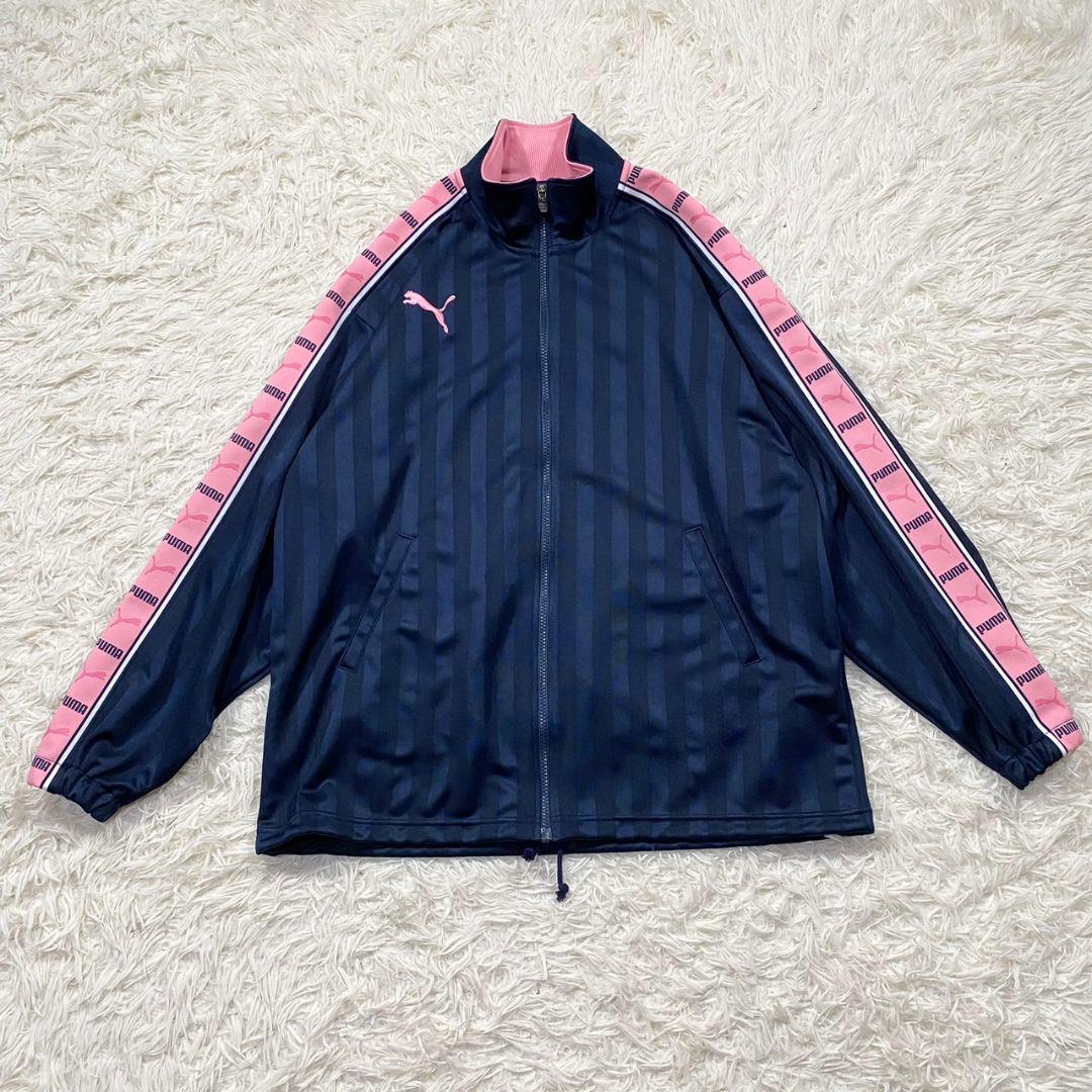 811【極美品】PUMA プーマ ジャージ セットアップ 紺 ピンク L - メルカリ