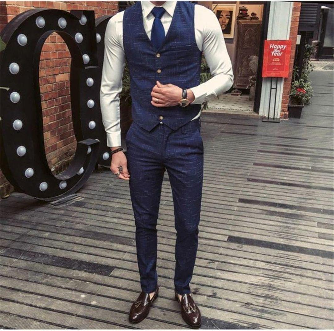 スーツメンズ 3ピース在庫サイズ→(M.L.XL,4XL,