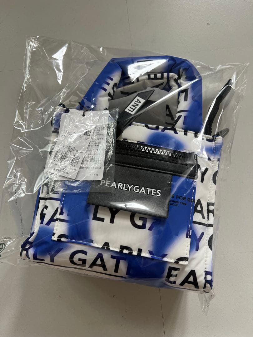 新品未使用⭐︎PEARLY GATES カードバッグ PEARLY GATES（パーリーゲイツ） カートバッグ ライトグリーン×ブルー