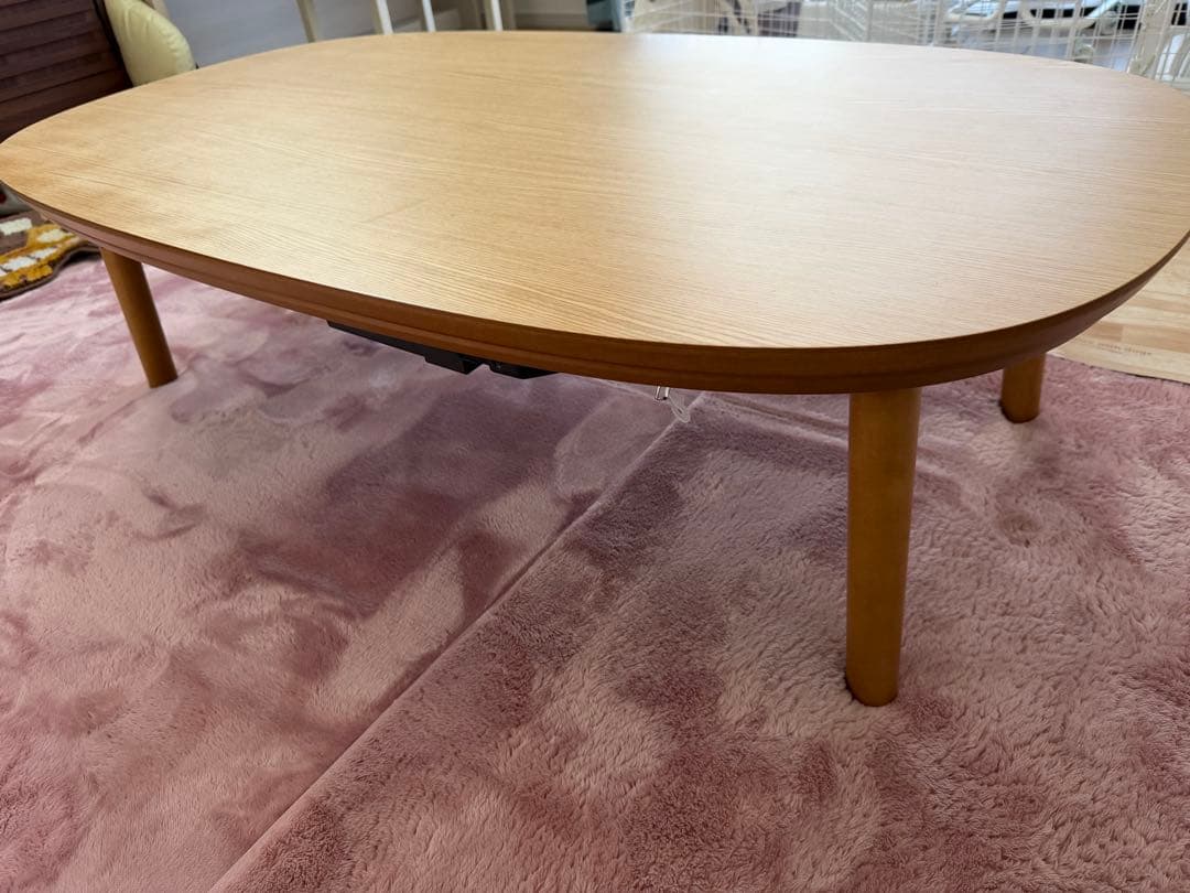 MUJI 楕円形 こたつ大　2024年製　極美品　たのメル便発送　Yoko MUJI 楕円形 こたつ大 2024年製 極美品 たのメル便発送