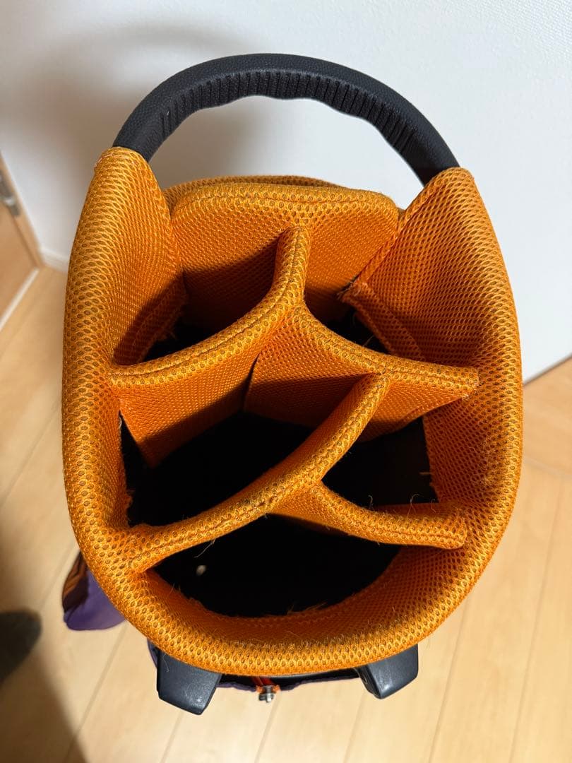 PEARLY GATES キャディバッグ レアカラー パープル、オレンジ - メルカリ