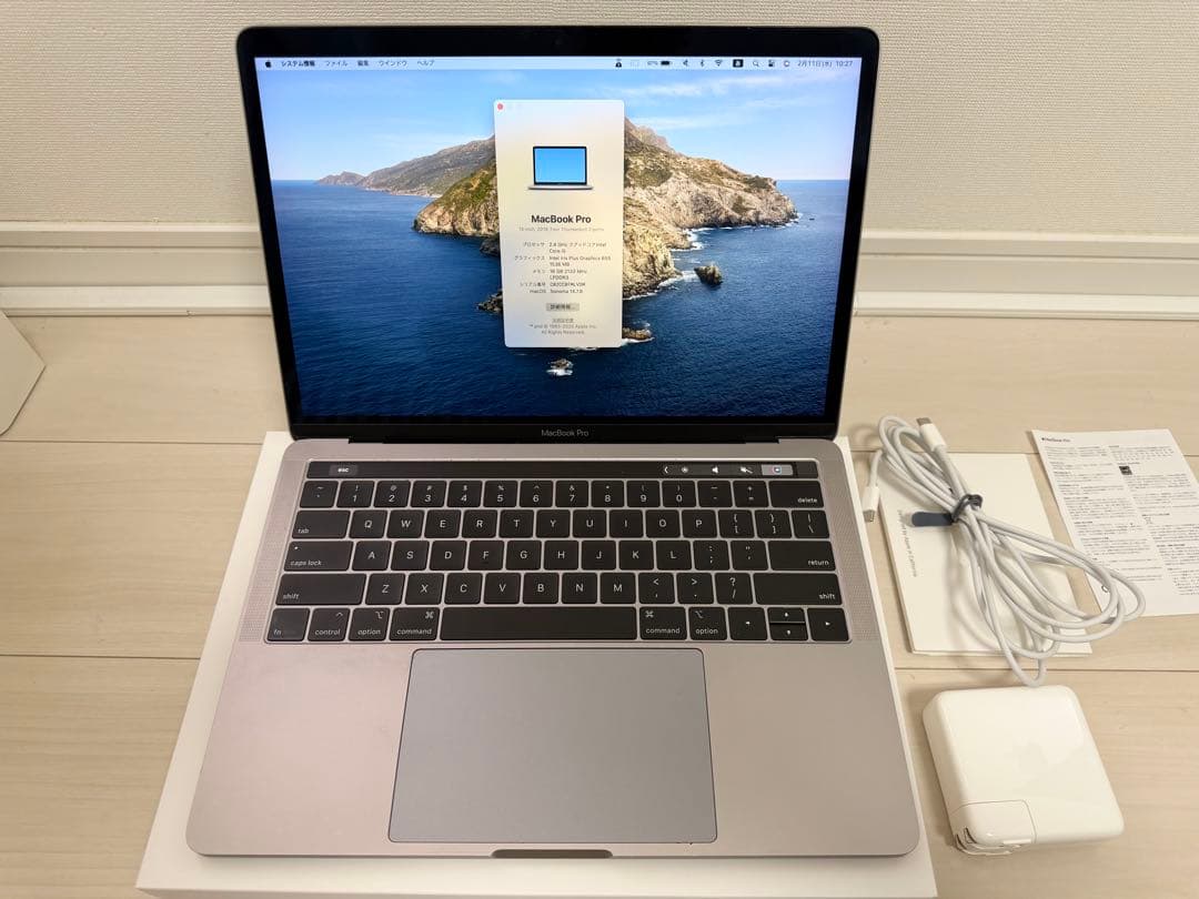 大容量1TBメモリ16GB MacBook Pro 13インチ2019 英字US Amazon | 【整備済み品】Apple MacBook Pro 2019, Thunderbolt(USB-C)3
