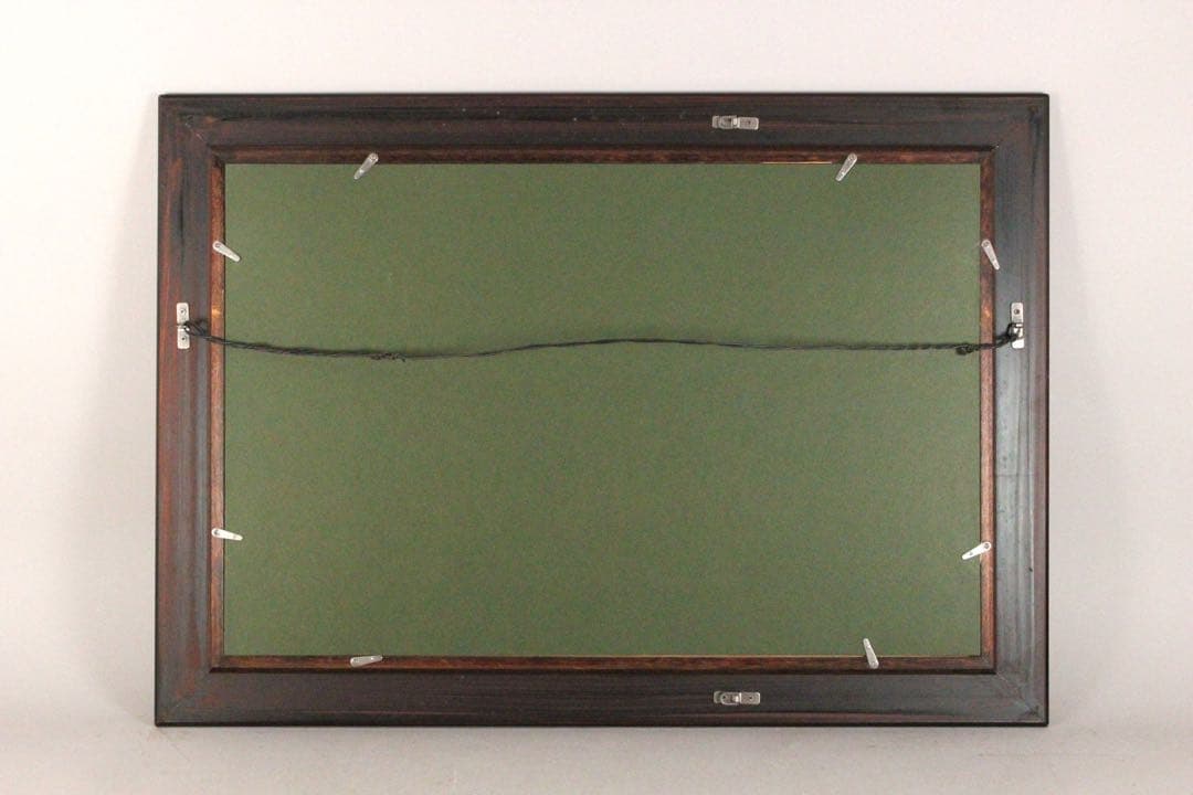 No4855 額装　奈須豊「モロッコの記憶 ”夜”」　サイン入　箱付　送料無料