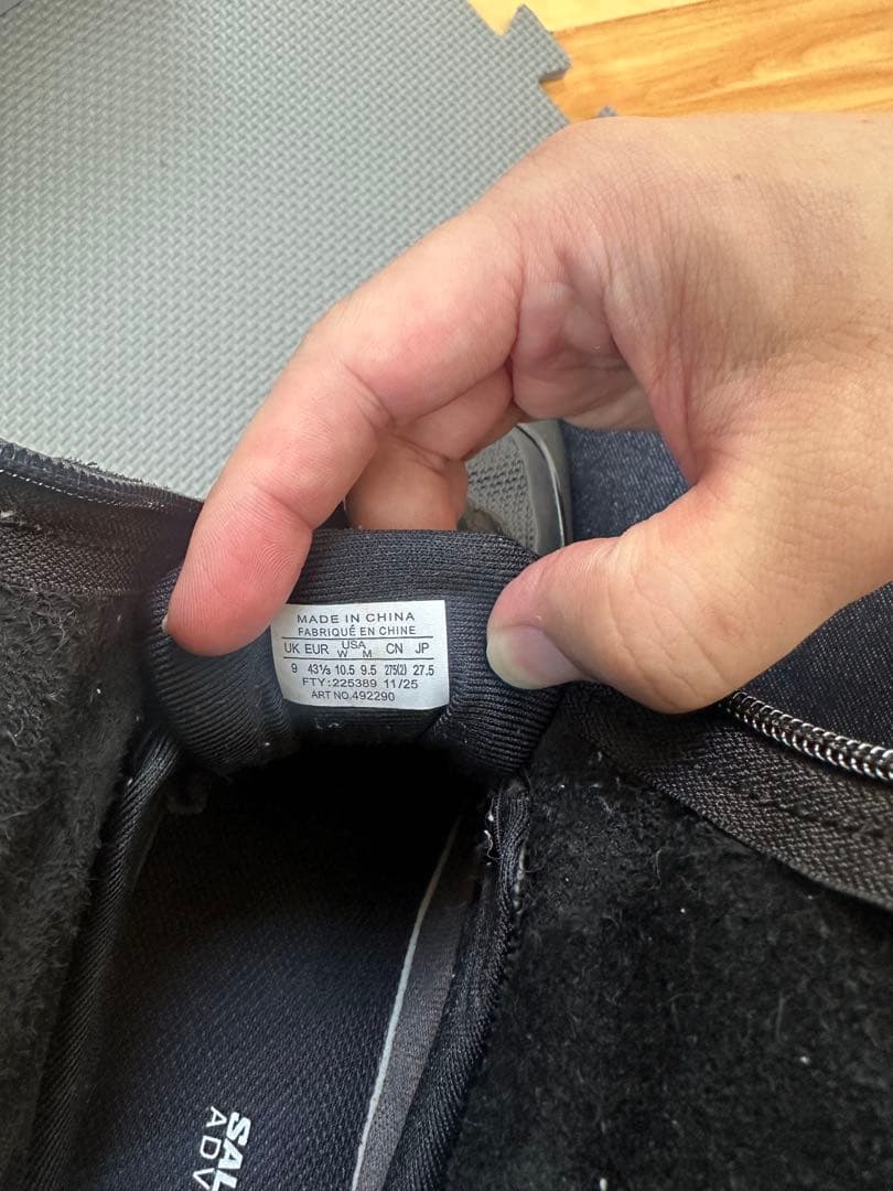 靴 SALOMON ADVANCED TEPIAZ 27.5cm