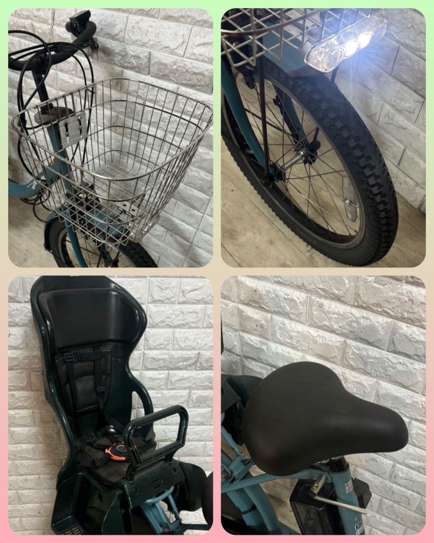 ✨美品✨室内保管✨送料込み✨大容量8.7Ah✨YAMAHAパスバビー子供乗せ