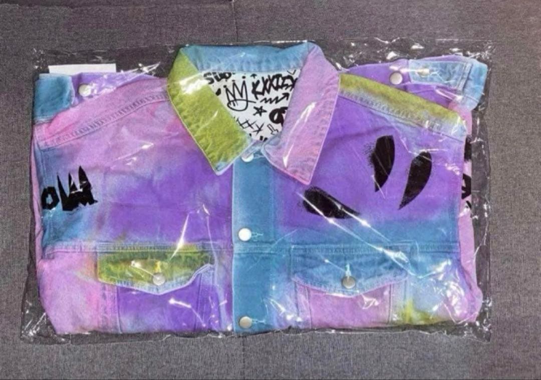 ［新品］倖田來未 《SPRAY PAINT》DENIM JACKET（XL）