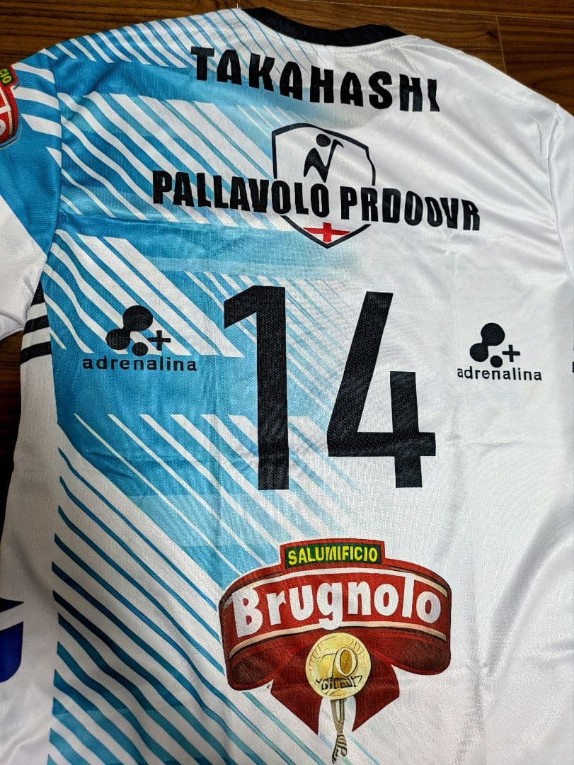 イタリア セリエA パドヴァ ユニフォーム ゲームシャツ 髙橋藍 シャツ