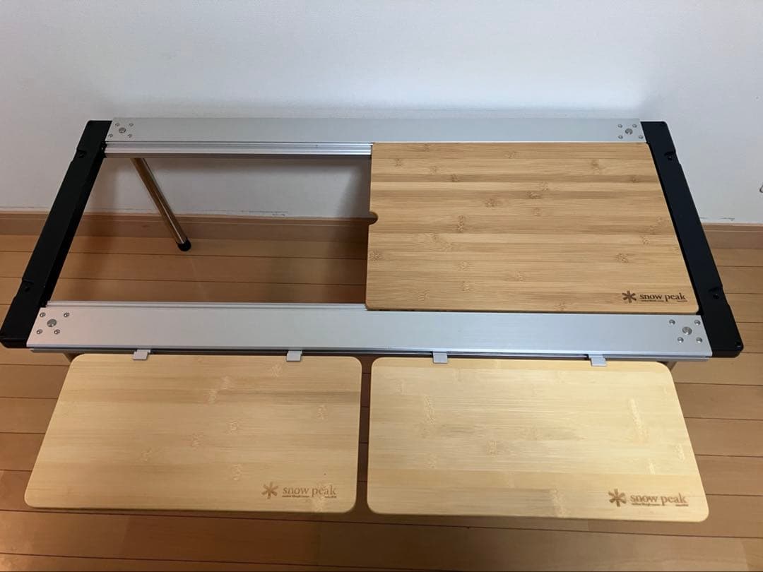 peak igtテーブルフレームロング、400脚ウッドテーブル他セット snow peak（スノーピーク） IGTフレームロング 400脚 オリジナル