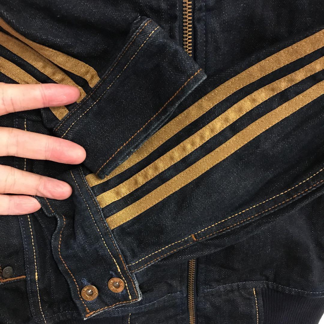 限定コラボ！ディーゼル×アディダスオリジナルスデニムジャケットS