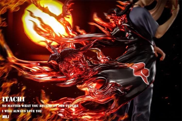 ナルト 疾風伝 暁 うちはイタチ ガレージキット 塗装済み完成品