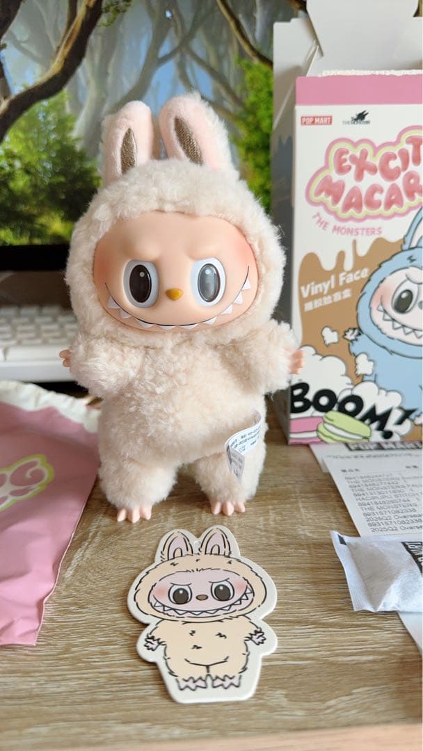 正規品 ラブブ マカロン ソイミルク soymilk ベージュ 白 - メルカリ