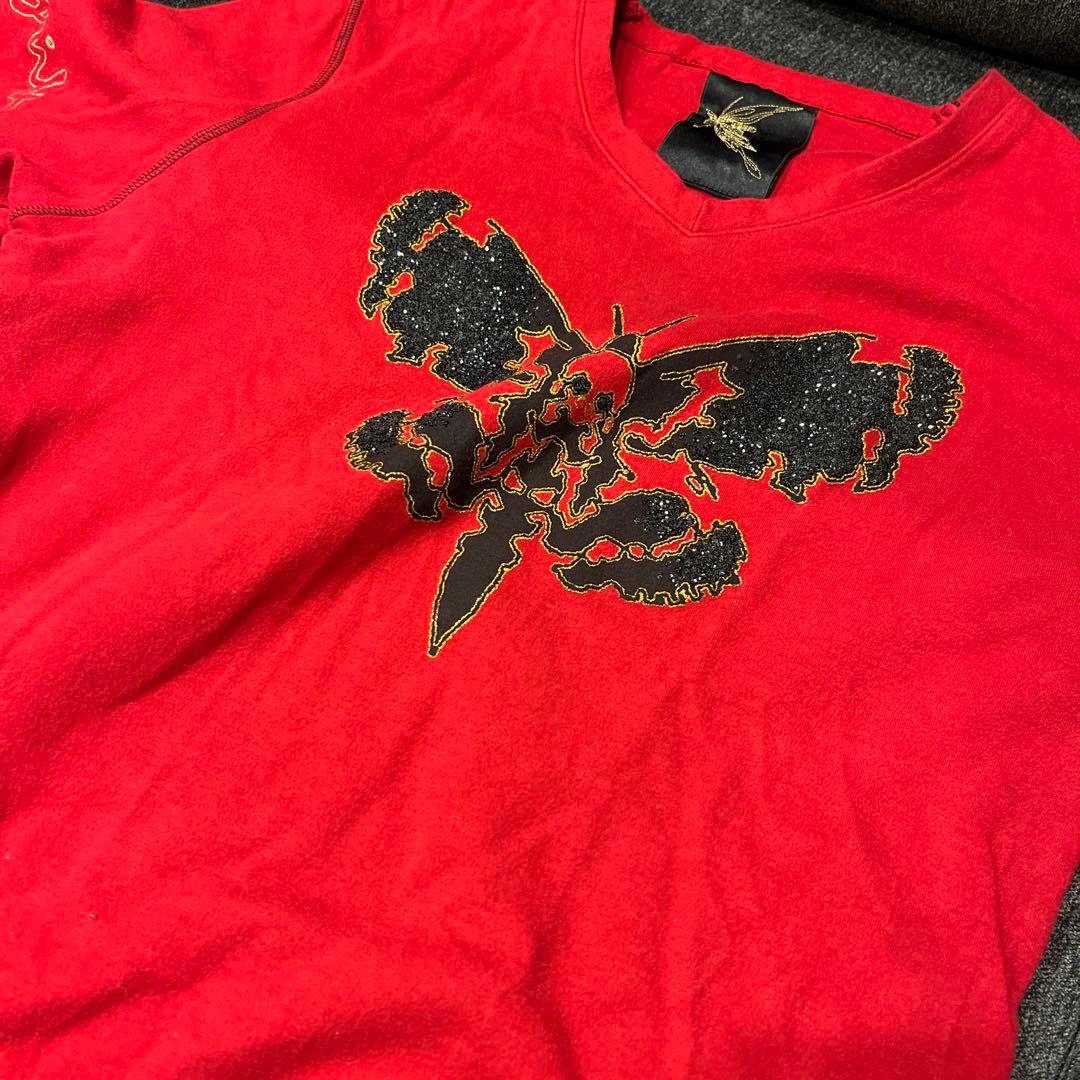 GLAY TERU 着用 キリュウキリュウ 7部丈Tシャツ