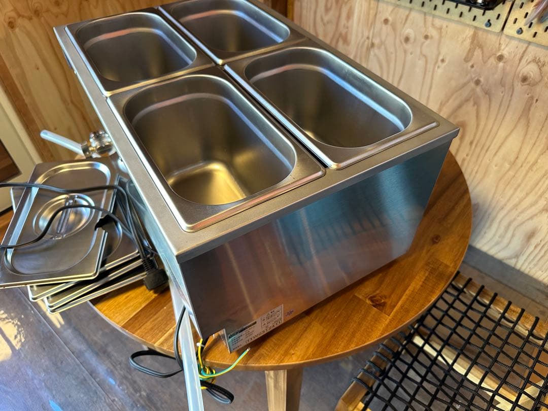 フードウォーマー ステンレス製 4容器の通販はau PAY マーケット