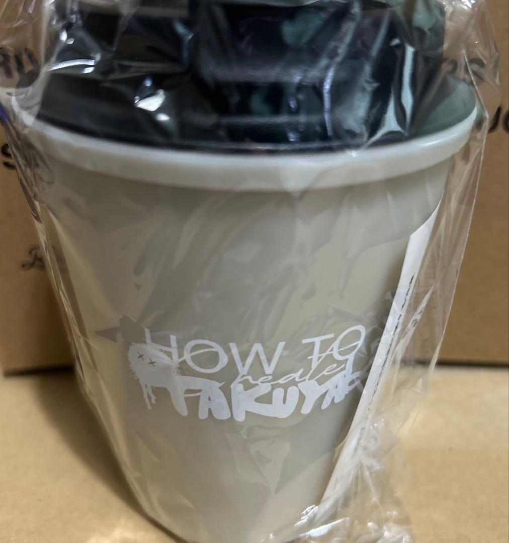 TAKUYA∞の創り方★ウォールマグhtct∞スモークロゴ白/ベージュ★新品