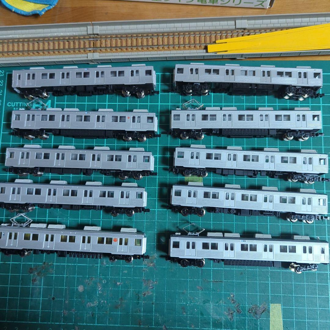 Nゲージ 東急8500系 GM板キット組立10両編成