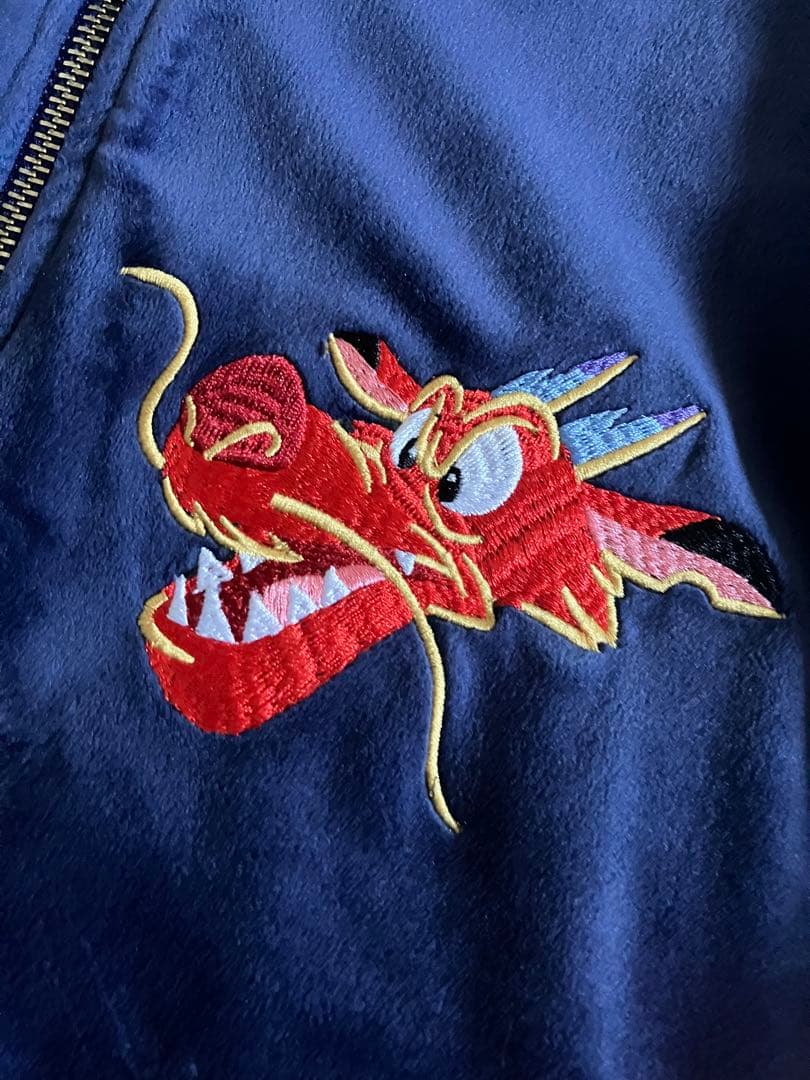 極美品】ディズニー ムーラン ムーシュー スカジャン スーベニア