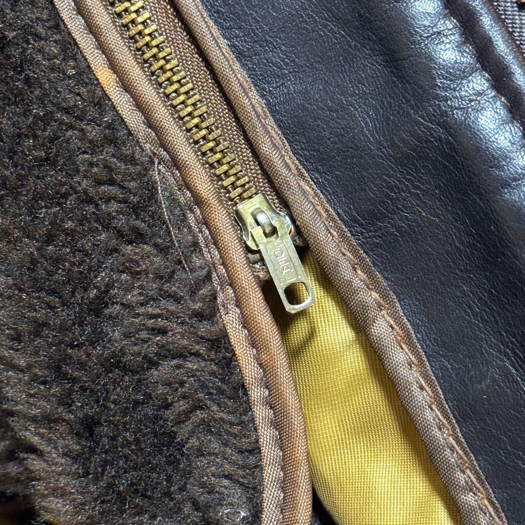 Schott フライトジャケット レザー G-1 80s USA製 ボアライナー - メルカリ