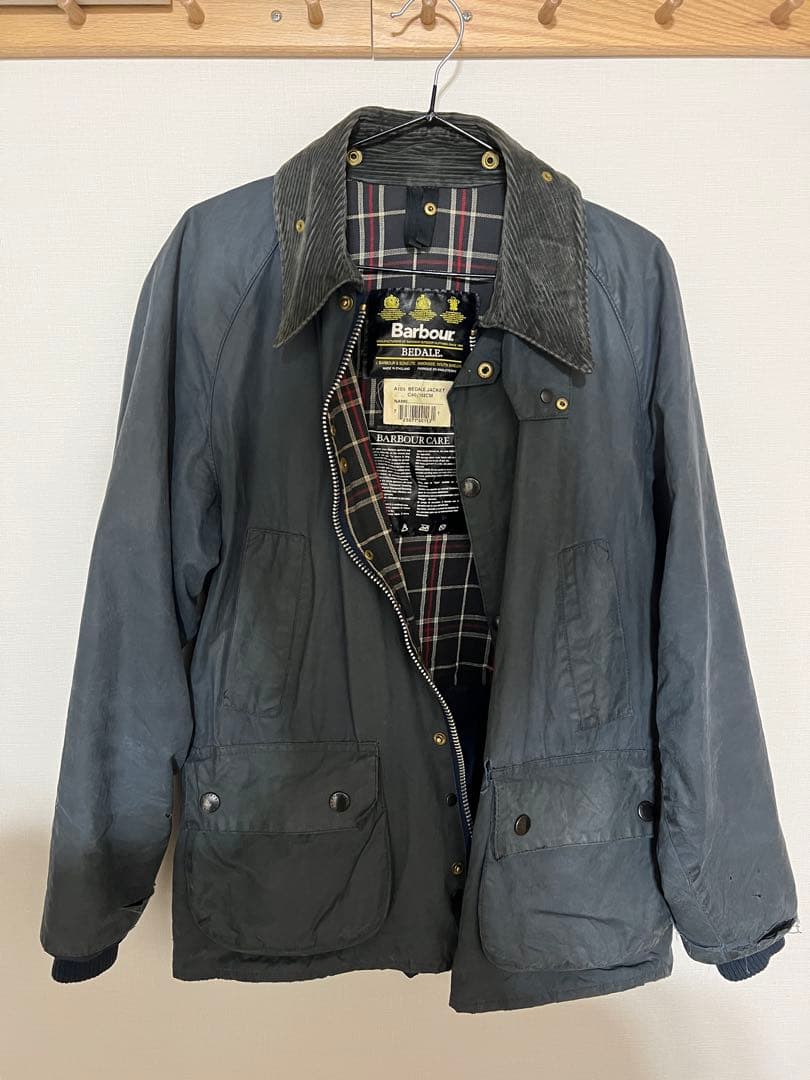 Barbour BEDALE ジャケット サイズ40 ネイビー ビデイルバブアー