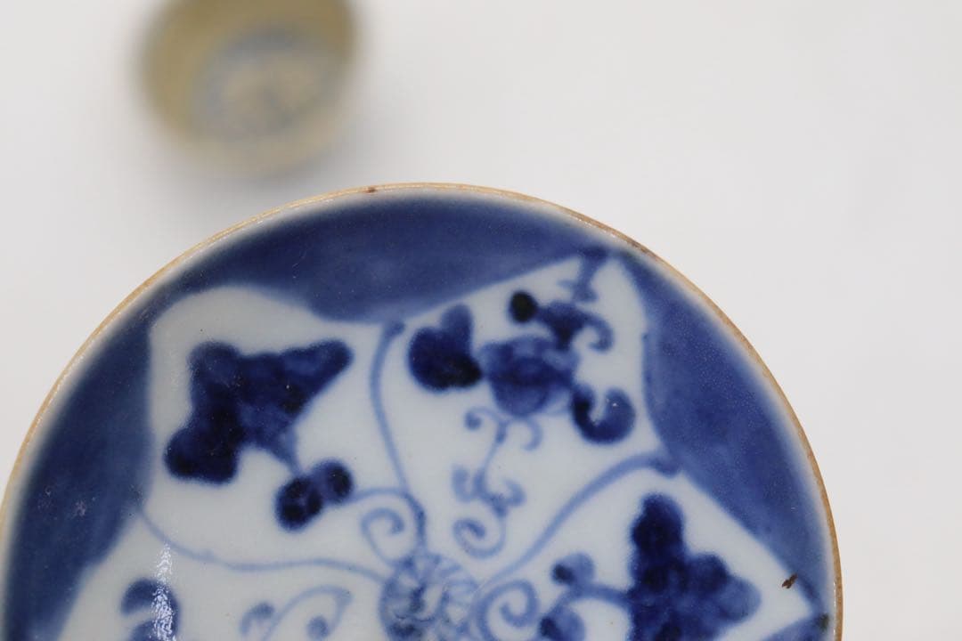 中国 明時代 清時代 小皿 小杯 レンゲ3点まとめ アンティーク 送料込み