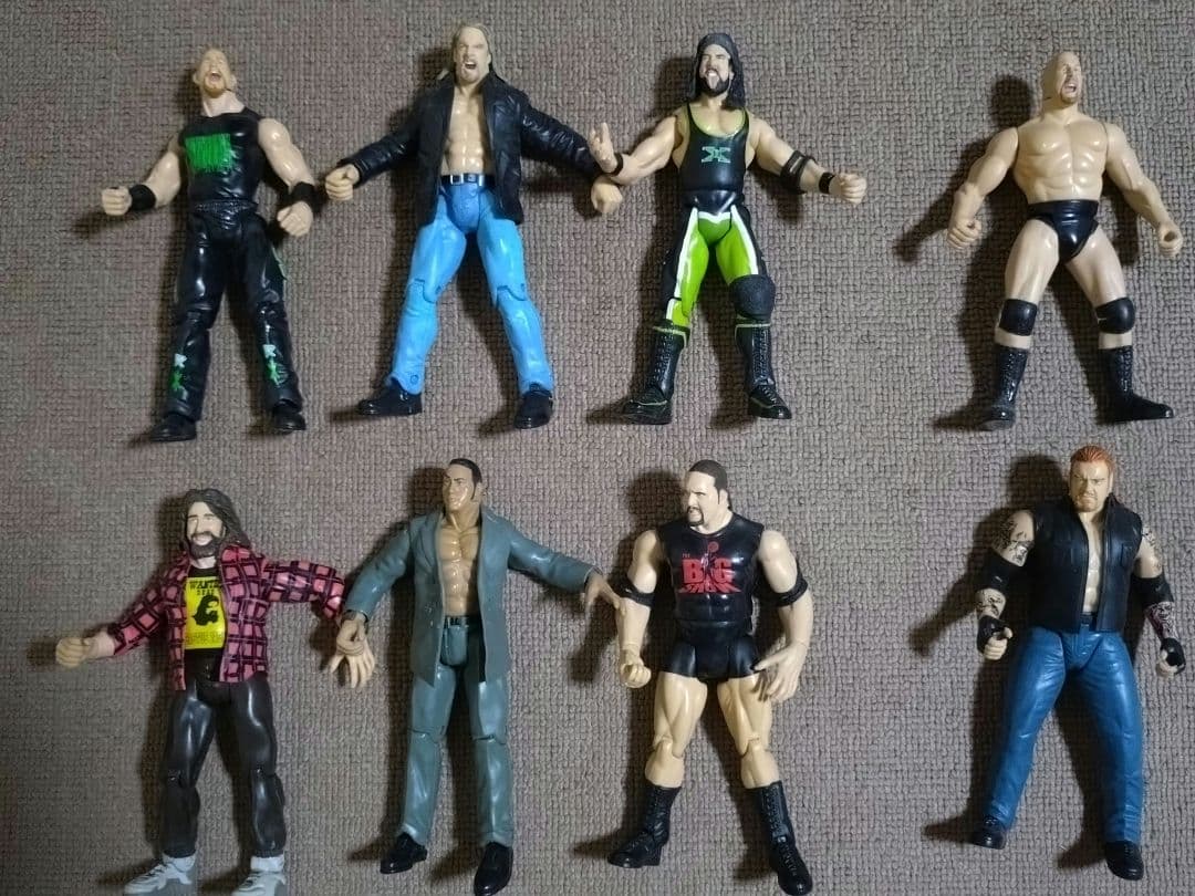 WWF / WWE フィギュア 8体セット Amazon.com: WWF Wrestle Mania XV Superstars Series 7 X-Pac by