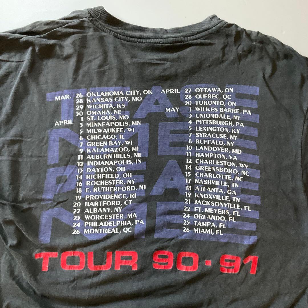 古着バンドTシャツ　ロックT  SCORPIONS 90-91TOUR Lサイズ