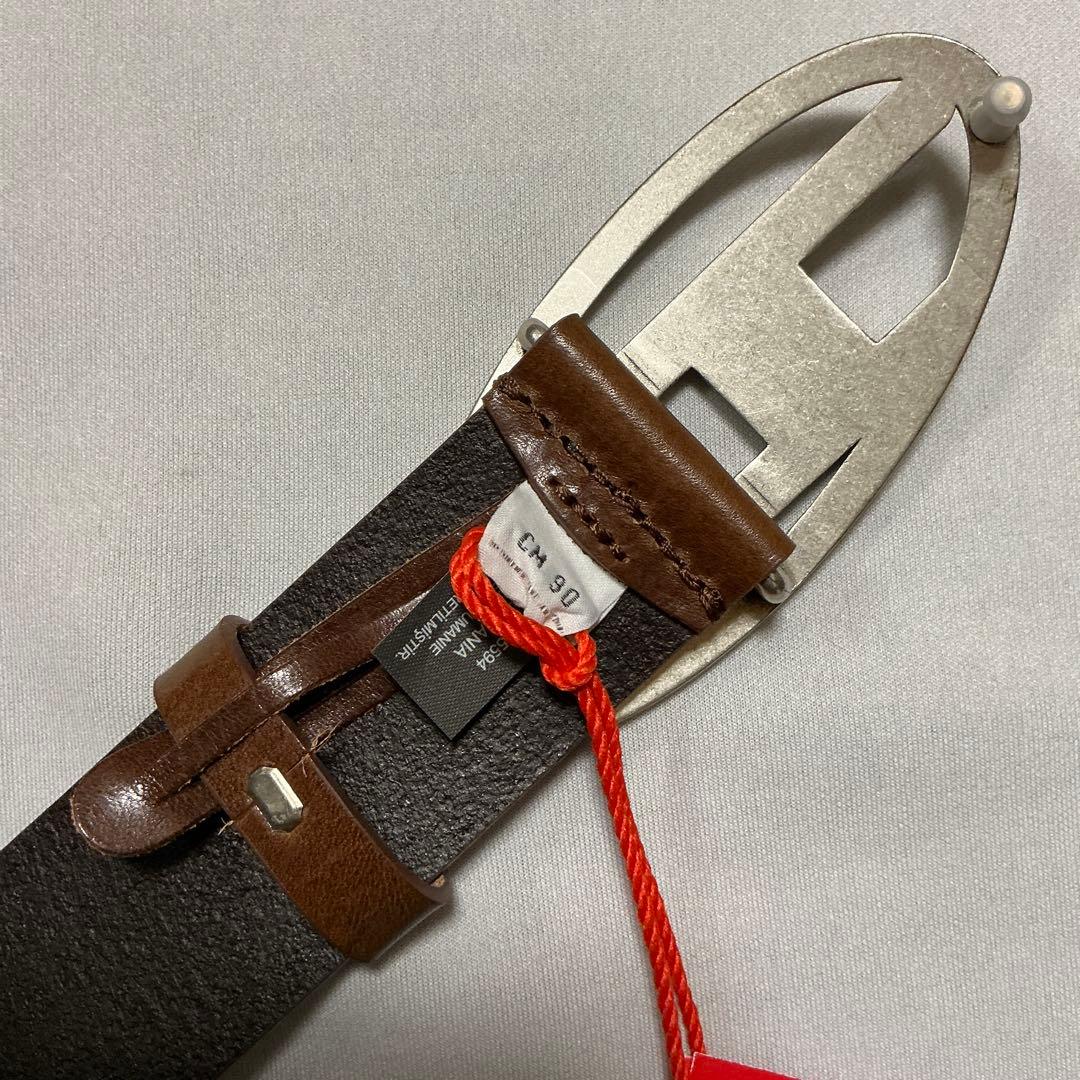 洗練されたデザイン DIESEL　Dロゴベルト　B -1DR 訳あり90