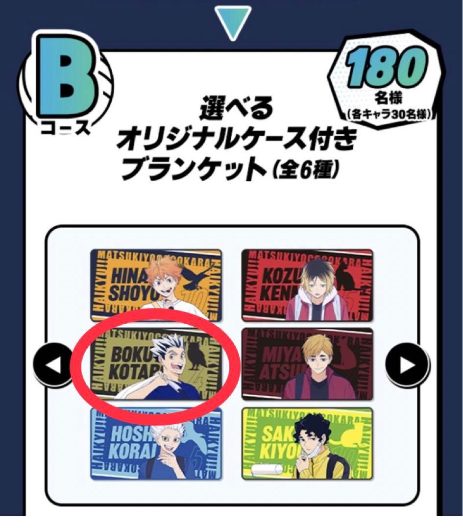 木兎】ハイキュー!! マツキヨココカラコラボ オリジナルケース付