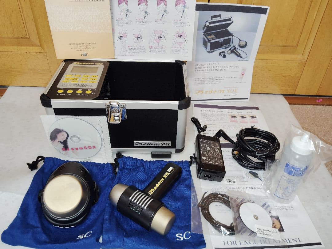 ベセムSDX総合美顔器 ★超音波中＆低周波■ホット＆クール＊参考38万円③ Amazon.co.jp: 株式会社SC 総販売元:プレスト株式会社 Besem SDX