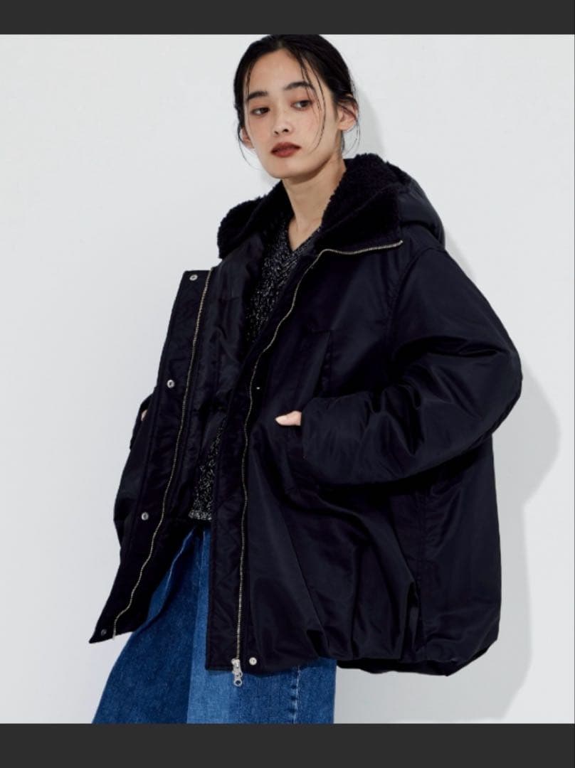 CLANE/クラネ】BALLOON DESIGN HOODED N3B - メルカリ