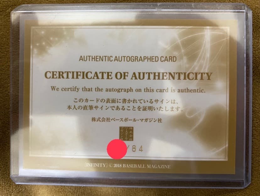 BBM 2018infinity 三浦知良 サイン カズ Jリーグ チップス - メルカリ