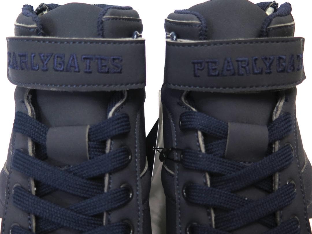 展示品●パーリーゲイツ●ミドルカット　ソフトスパイクゴルフシューズ　23.5cm