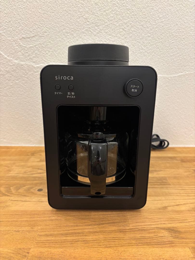 siroca⭐️ブラック⭐️コーヒーメーカー⭐️2024年⭐️インテリア⭐️カフェ 全自動コーヒーメーカー｜シロカ