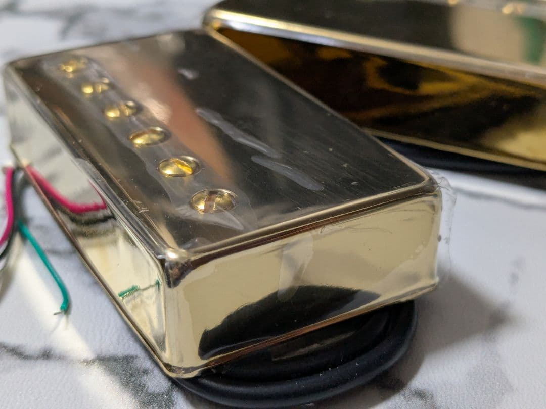 アルニコV 白銅プレート 4芯 カバード ハムバッカー - メルカリ